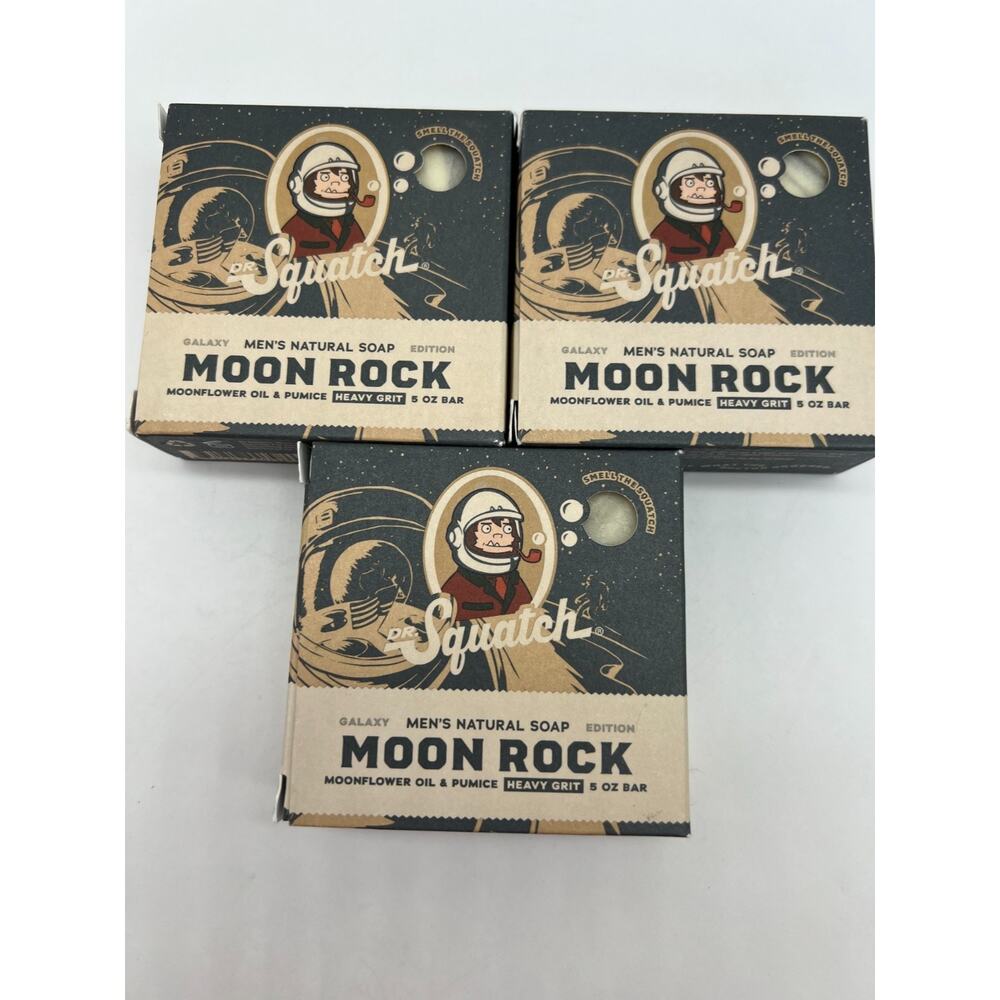 Dr. Squatch Moon Rock Galaxy Edition Men's Soap Lot of 3. - Picture 11 of 12